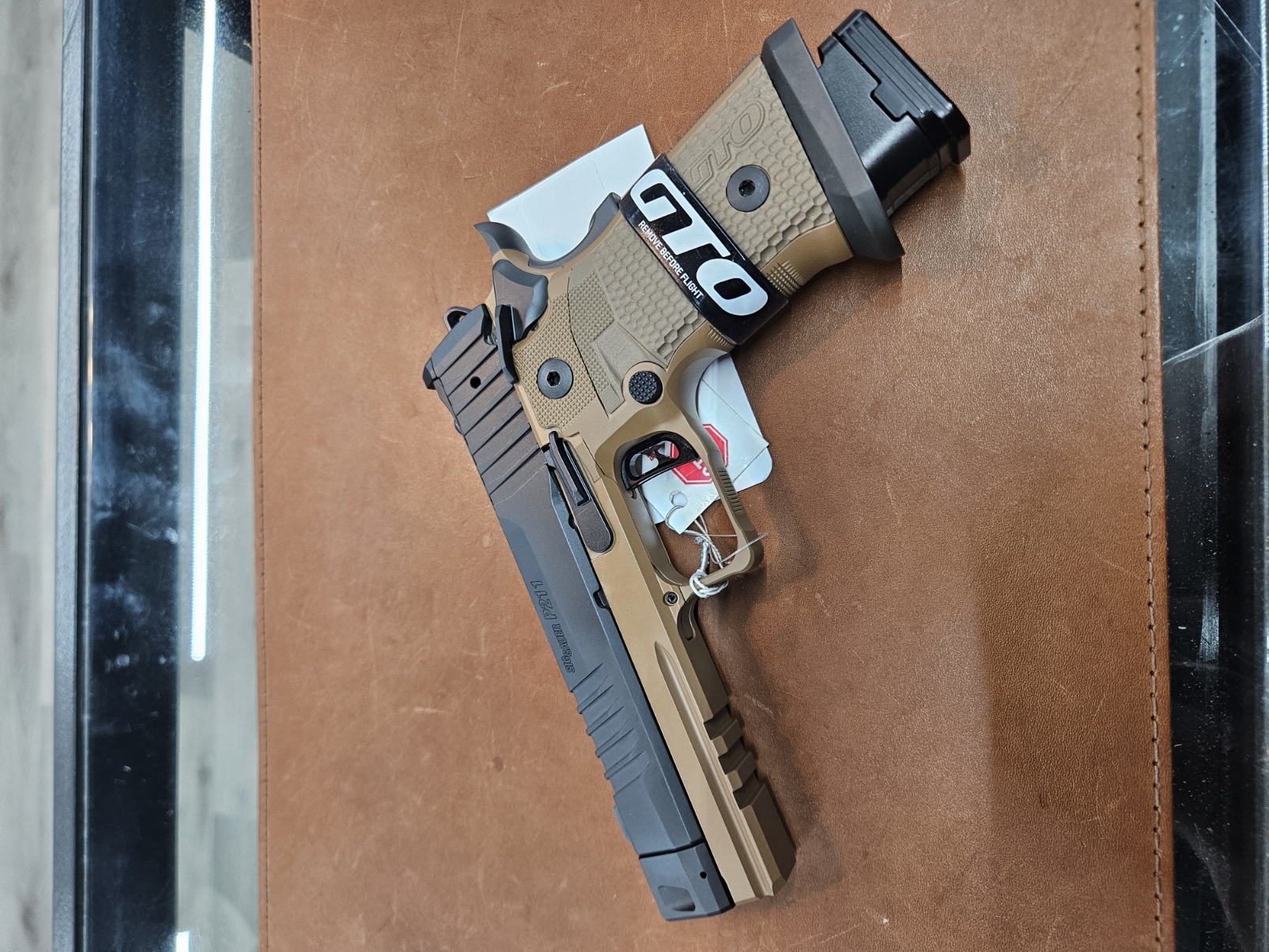 Sig Sauer P211 GTO Combat SAO Handgun 9mm Luger 23rd(1)&21rd(2) Magazines 4.4" Barrel Optic Ready